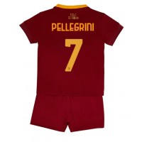 AS Roma Lorenzo Pellegrini #7 Fotballklær Hjemmedraktsett Barn 2022-23 Kortermet (+ korte bukser)